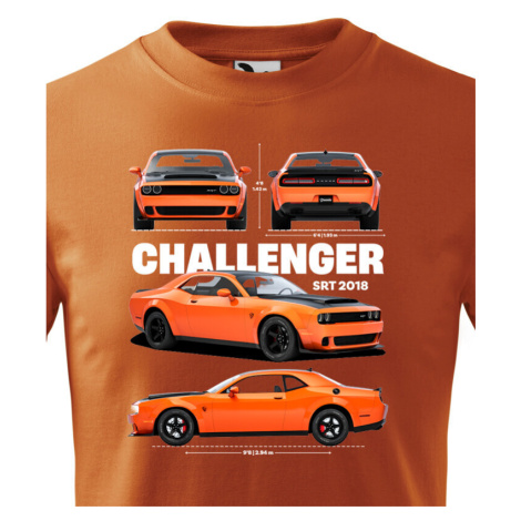 Dětské tričko Dodge Challenger SRT 2018 - kvalitní tisk a rychlé dodání BezvaTriko