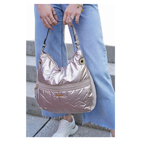 Ružovozlatá kabelka na rameno 186057 Carmela