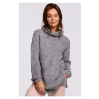 Oversize svetr turtleneck s rolákem BeWear BK047