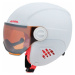 Alpina Sports CARAT LE VISOR HM Juniorská lyžařská helma, bílá, velikost