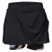 Fitforce LENA Dámská fitness sukně 2v1, černá, velikost