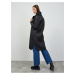 Černý dámský prošívaný lehký kabát s límcem ZOOT.lab Sienna