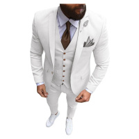 Svatební pánský oblek 3v1 Tuxedo sako, vesta a kalhoty