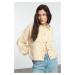 Trendyol Stone Soft Texture Coat Knitwear Cardigan