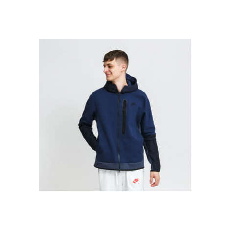 Nike M NSW Tech Fleece FZ Woven Hoodie Mix navy / černá