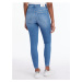 Světle modré dámské zkrácené skinny fit džíny Calvin Klein Jeans