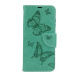 TopQ Samsung A52 knížkové Butterfly zelené 62473