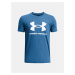 Under Armour Tričko UA B SPORTSTYLE LOGO SS-BLU - Kluci