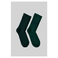 Ponožky camel active camel men socks mountain 2er zelená