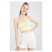 DEFACTO Cool Fitted Strapless Camisole Basic Blouse