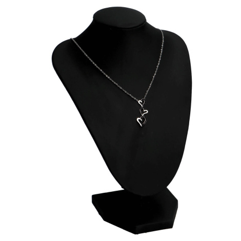 Něžný dámský náhrdelník s chirurgické oceli Three heart Delami