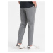 Men's classic cut pants in a delicate check - grey V3 OM-PACP-0187