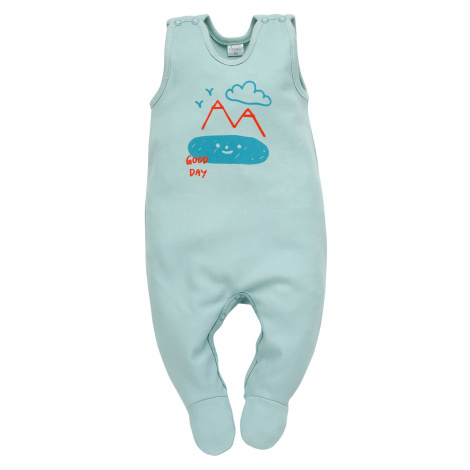 Pinokio Kids's Orange Flip Sleepsuit