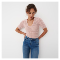 Mohito - Úpletové tričko - Růžová