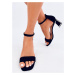 Semišové dámské sandály na podpatku o výšce 7,5 cm AUGUSTE