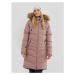 FUNDANGO-Puppis Padded Jacket-325-smoke rose Růžová