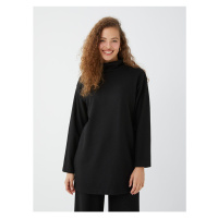 LC Waikiki Half Turtleneck Plain Long Sleeve Women's Tunic