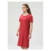 Loap NEBRASKA Dámské šaty, červená, velikost