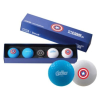 VOLVIK MARVEL CAPTAIN AMERICA Sada golfových míčků, bílá, velikost