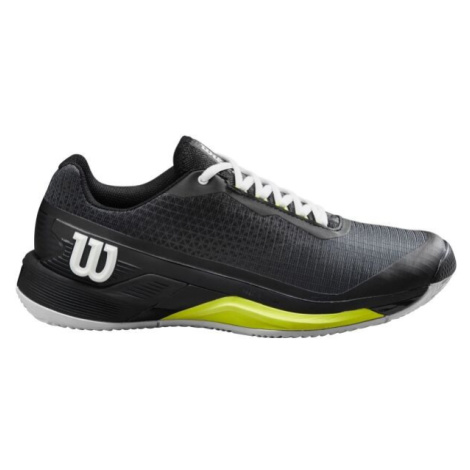 Wilson RUSH PRO 4.0 CLAY Pánská tenisová obuv, černá, velikost 42 2/3