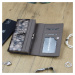 Dámská kožená peněženka Gregorio FZ-101 šedá