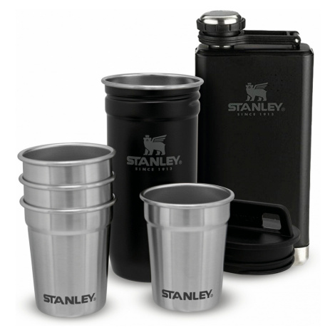 Stanley Adventure series černá Set placatka + 4 panáky Stanley & Stella