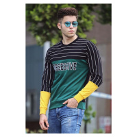 Madmext Printed Green Sweatshirt 4184