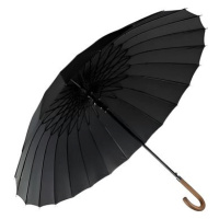 Malatec Deštník holový, 24 drátů, 124 cm, černý