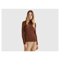 Benetton, Long Sleeve T-shirt With High Neck