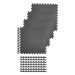 Spokey Scrab Ochranná puzzle podložka, 61 × 61 × 1 cm, šedá