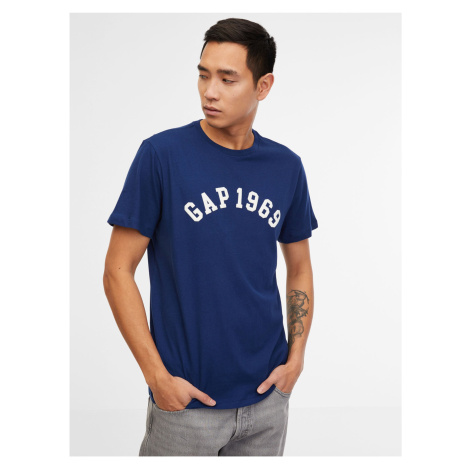 Tmavě modré pánské tričko GAP 1969