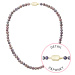 Evolution Group Perlový náhrdelník z říčních perel se zapínáním ze 14 karátového zlata 922001.3/