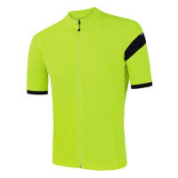 Sensor Coolmax classic pánský dres celozip krátký rukáv Neon Yellow