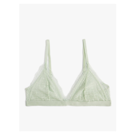 Koton Lace Non-Wireless Bra Unpadded Uncapped