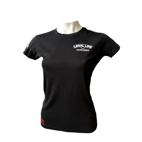 Dámské triko LEGAL LIFE Tattoo Rebels black