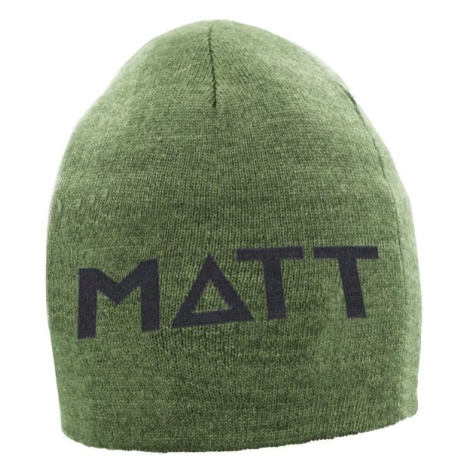 Matt KNIT RUNWARM Zateplená čepice, zelená, velikost