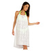 Litex Dámské plážové šaty 6E400 Bílá