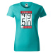 DOBRÝ TRIKO Dámské tričko s potiskem Věkometr 50 Barva: Emerald