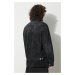 Džínová bunda Han Kjøbenhavn pánská, černá barva, přechodná