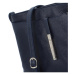 Dámská kožená kabelka Mirna, tmavě modrá