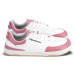 Barefoot tenisky Barebarics Wave - White & BubbleGum Pink