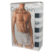 Pánské černé boxerky Calvin Klein s bílou gumou - set 3 ks