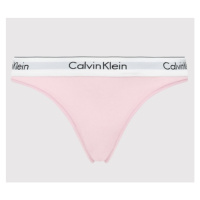 Dámská tanga F3786E - 2NT světle růžová - Calvin Klein
