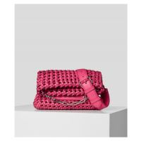 Kabelka karl lagerfeld k/kushion braid mini fd tote růžová