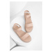 Kožené sandály Answear Lab dámské, béžová barva
