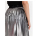 Armani Exchange stříbrné dámská sukně