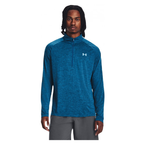 Tričko Under Armour UA Tech 2.0 1/2 Zip M - modrá