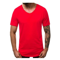 Ozonee Pánské tričko Meade červená Červená
