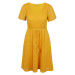 Žluté dámské vzorované šaty ORSAY