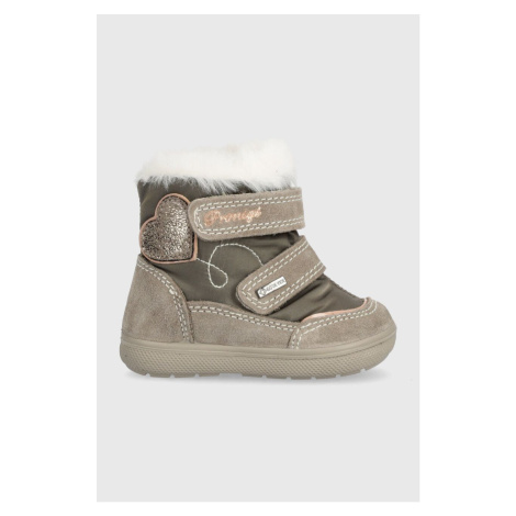 Dětské zimní boty Primigi béžová barva